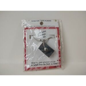 Valentines Day love letter necklace Ganz locket